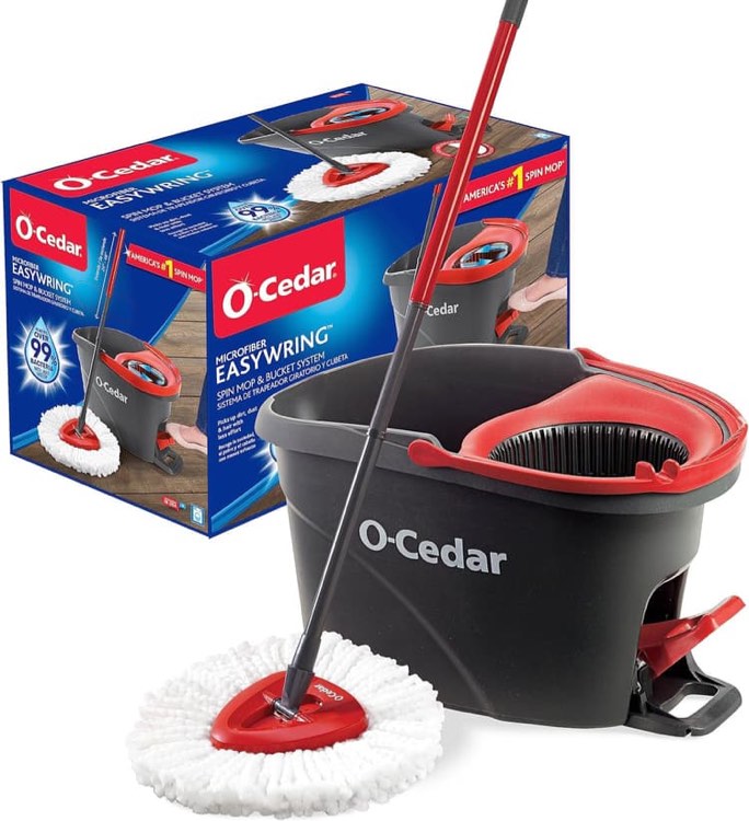 O-Cedar EasyWring Microfiber Spin Mop