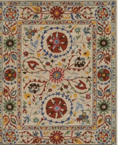 EORC Area Rugs for Living Room & Home Décor - Non-Slip Hand-Tufted Wool Rug Provides Comfort & Beauty, Indoor Floor Area Rug for Bedroom, Playroom, & Offices 5ft x 8ft,