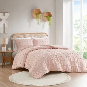 Clip Jacquard Duvet Cover Set
