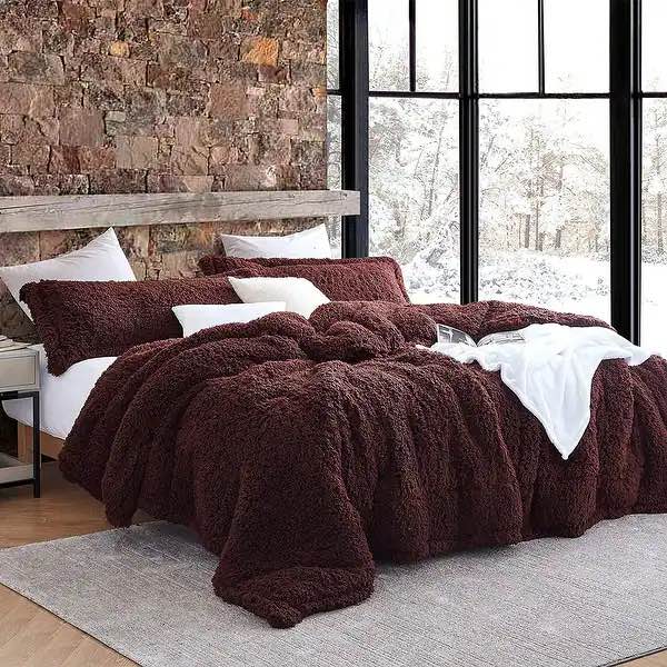 Winter Thick - Coma Inducer Oversized Comforter Set - Burgundy Chocolate - Oversized King
