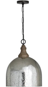 Mercury Glass Pendant bed bath & beyond