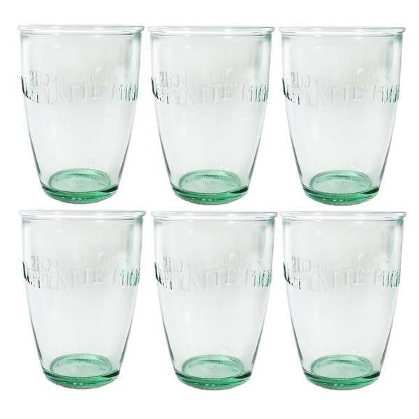 Amici Home Italian Recycled Milk Glass Set of 6
