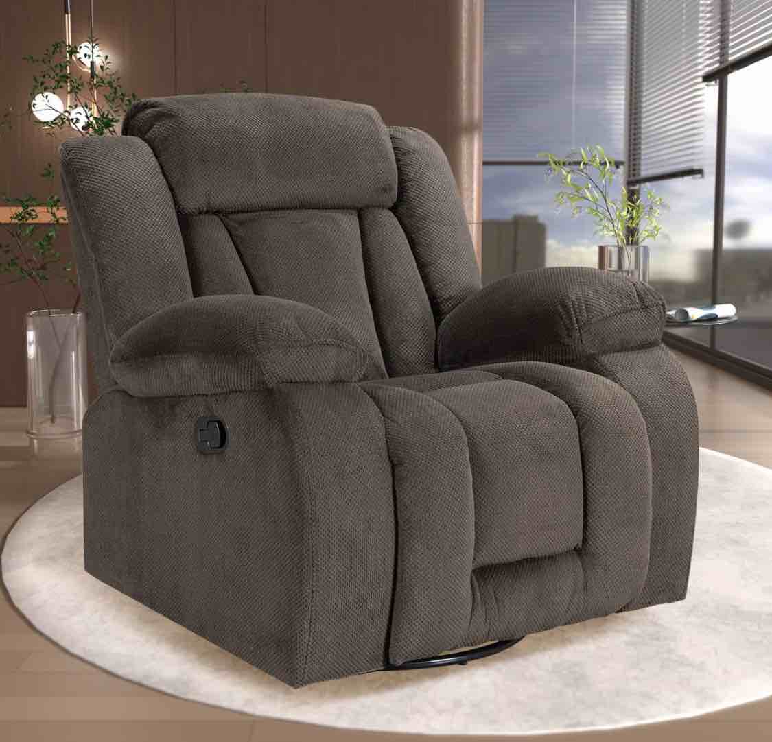 Totianna 37.23'' Wide 300lbs Load-Bearing Rocking Swivel Recliner Chair for Living Room