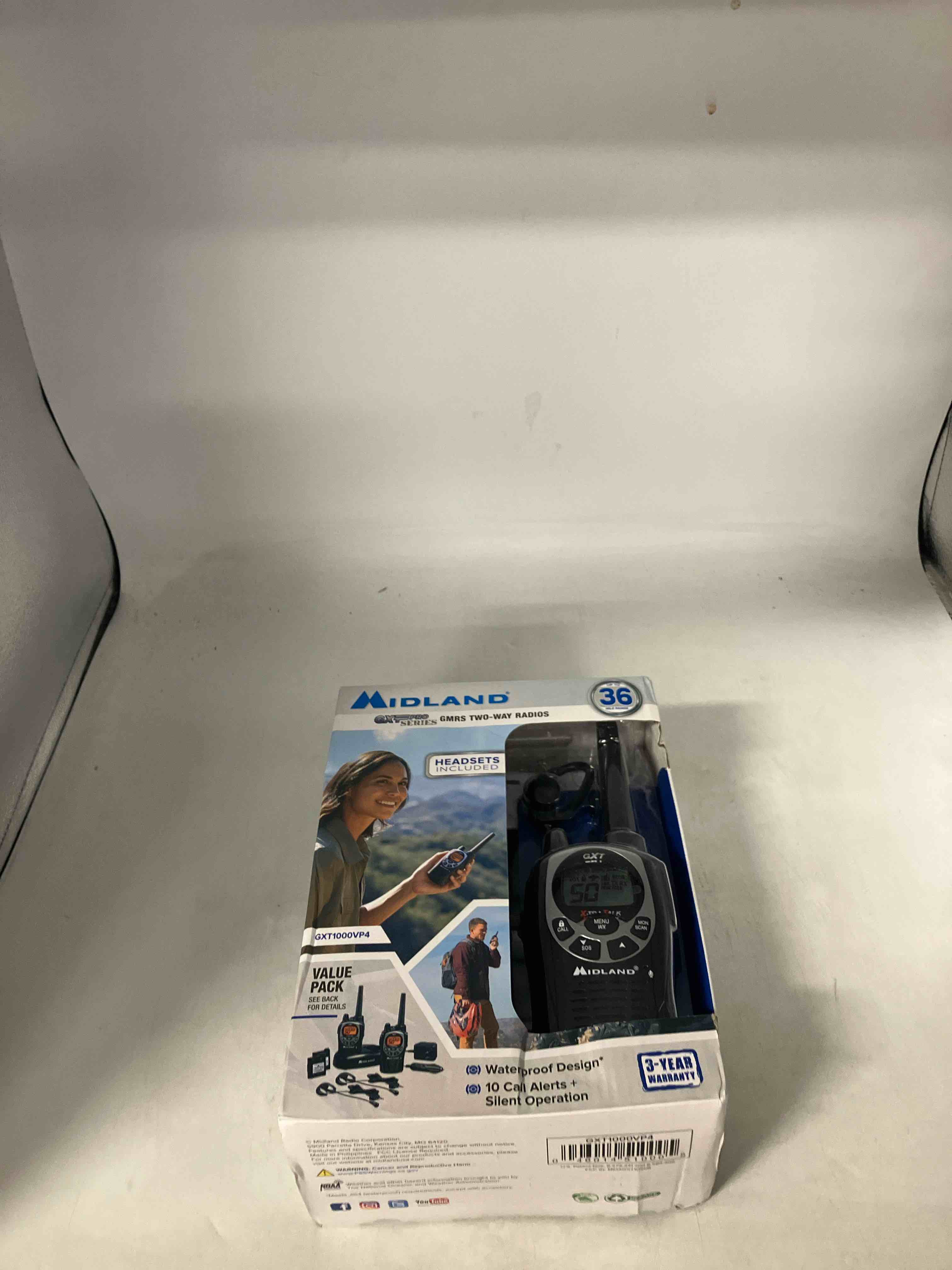 Midland GXT1000VP4 50 Channel GMRS TwoWay Radio Long Range Walkie