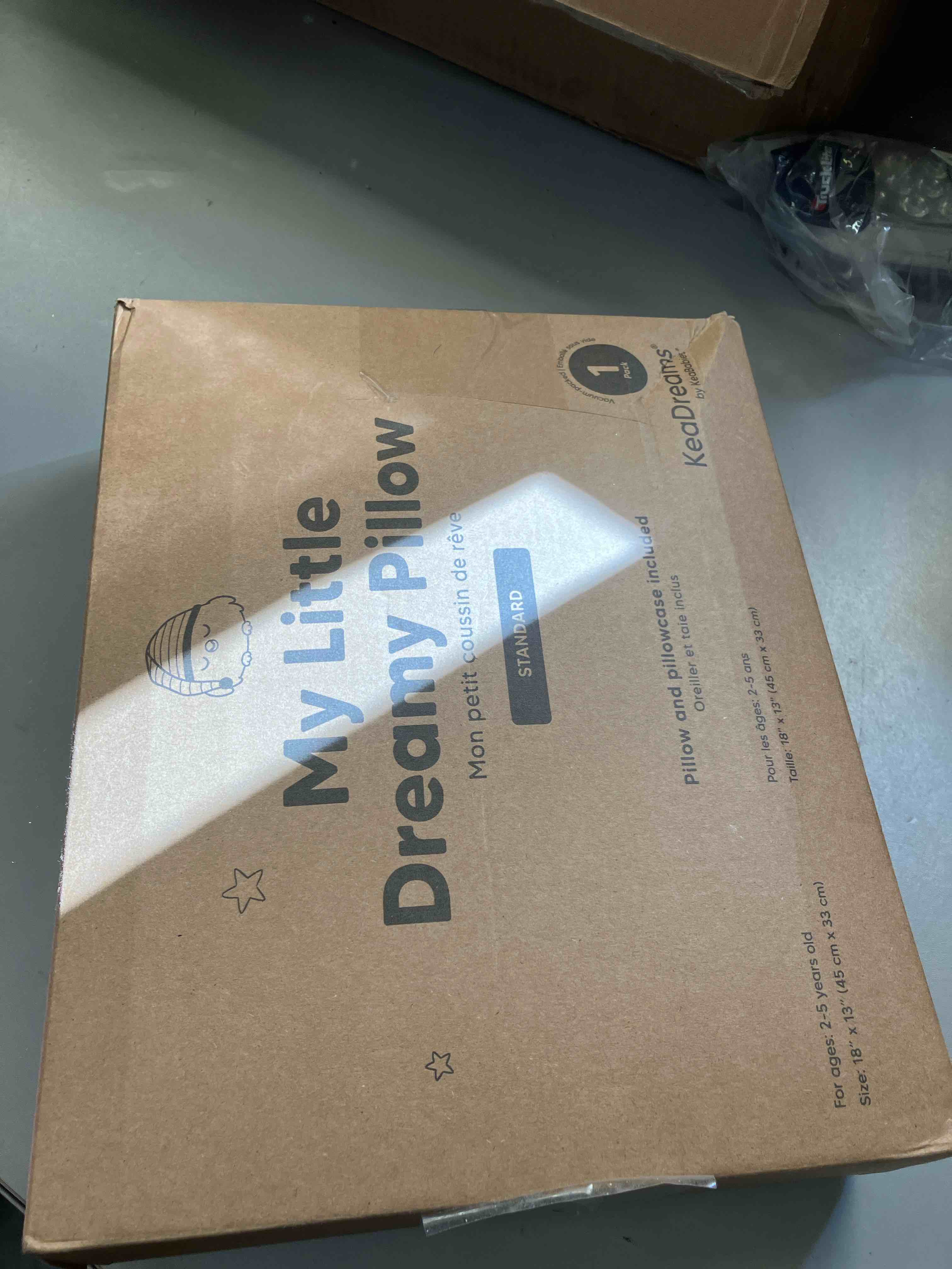 KeaBabies Toddler Pillow with Pillowcase 13X18 Kids Travel Pillows for