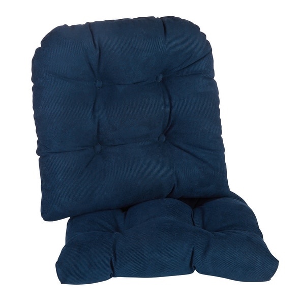 Klear Vu Twillo 15" x 15" Dining Chair Cushion Set - Indigo - Set of 4