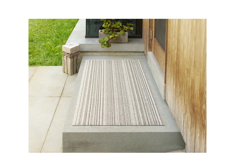 Skinny Stripe Shag Mats