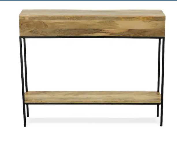 Brown Wood Mental Ingrid Console Mango