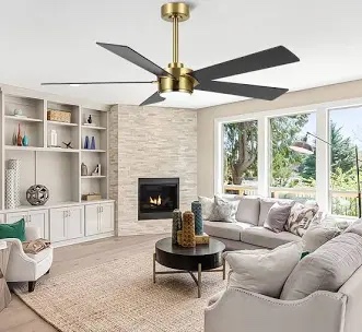 MLIAN 54 In. 5 Blades Indoor LED Ceiling