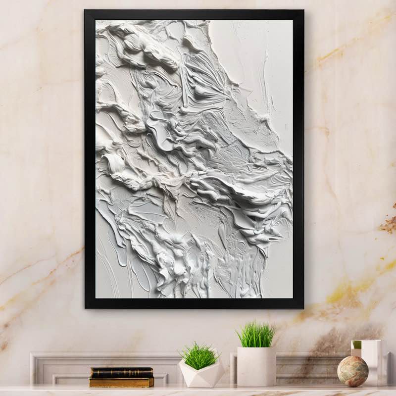Modern Abstract Wall Decor on Metal Wayfair White And Tranquility Unleashed