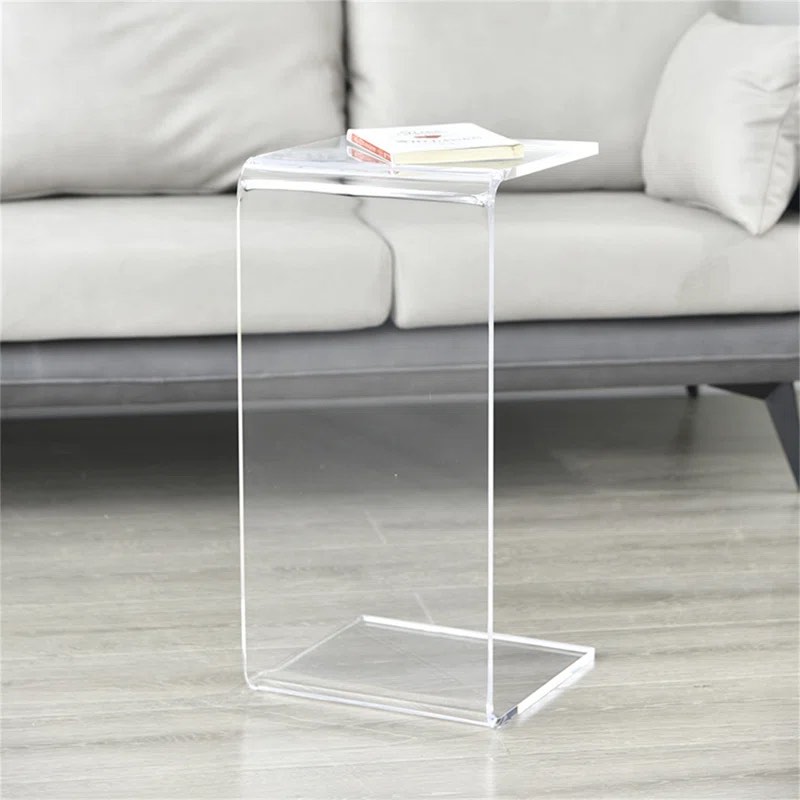 Bassheva C Shape Side Table Small Simple Modern Coffee Table Suitable for Living Room