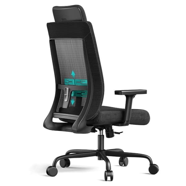TfficeTingco Ergonomic Computer Desk Chair High Back Chair with Tilt Function