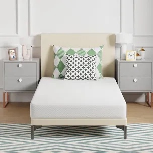 FDW Twin XL Mattress 6 inch Gel Memory Foam Mattress Medium Firm Mattresses for Cool Sleep Relieving Pressure Relief CertiPUR-US Certified Mattress in a Box