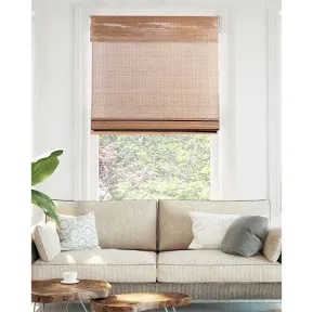 CHICOLOGY Bamboo Blinds , Bamboo Shades , Roman Shades for Windows , Roman Window Shades , Window Shades for Home , Bamboo Shades for Patio , Blinds & Shades , Window Shade , 47"W X 64"H, Acorn
