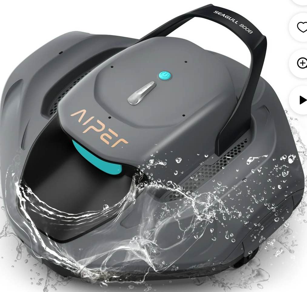 Aiper SG800B Cordless Robotic Automatic Pool Cleaner, Pool Vacuum for Above Ground Pools