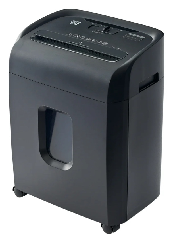 Pen + Gear 10-Sheet Micro-Cut Paper Shredder with 4 Gallon Bin, Black,Home and Office Use