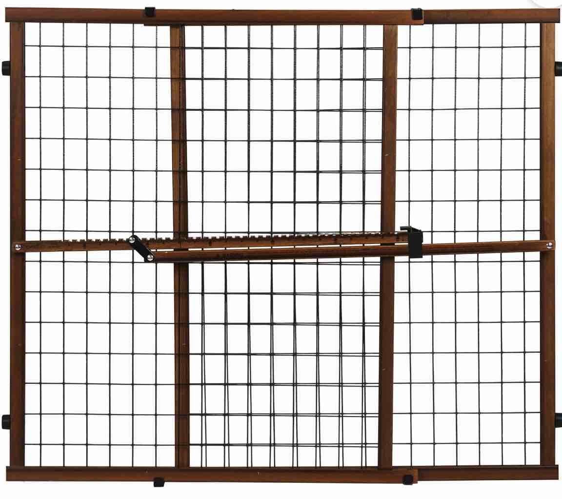 Evenflo Position & Lock Tall and Wide Value Adjustable Baby Gate (Farmhouse Collection), Fits Openings 31 - 50 in. Wide