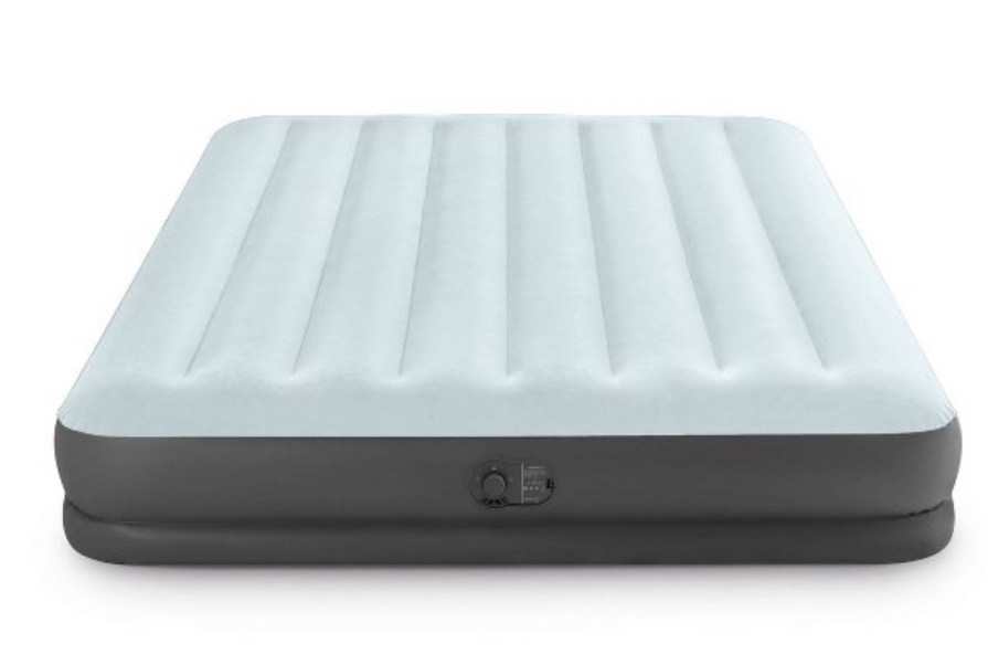 INTEX Mid Rise 12" Air Mattress With Internal USB Pump ( QUEEN)