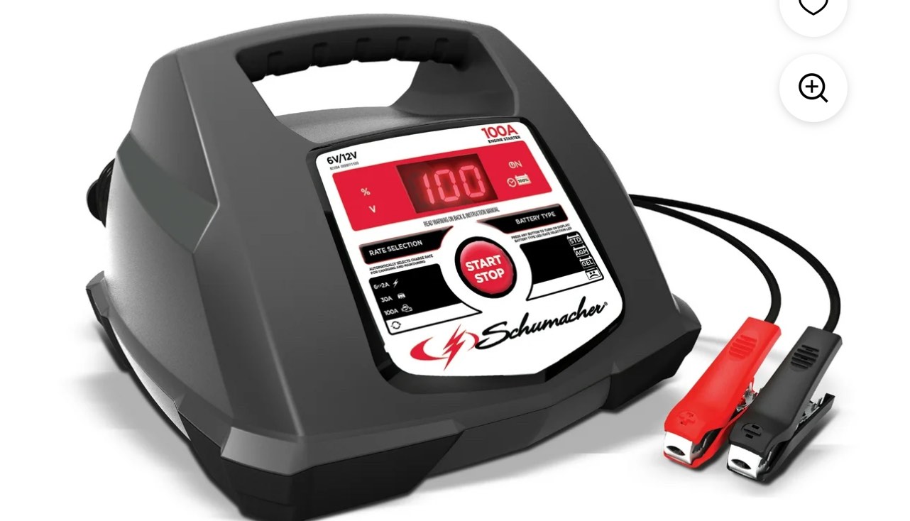 Schumacher SC1564 2/6/30/100-Amp 6v/12V Fully Automatic Battery Charger - New in Box