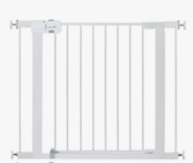 Safety 1st Easy Install Walk Thru Baby Gate for Doorways, Gate With Door, Dog Gates, Fits 29"-38", Easy Install 28" Tall, White