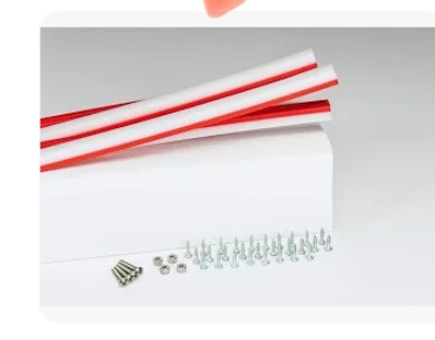 HDPE SLED HYFAX Runner KIT - 3 runners - Trek 60 – Made in Canada - Build for Heavy Duty User - Easy Installation