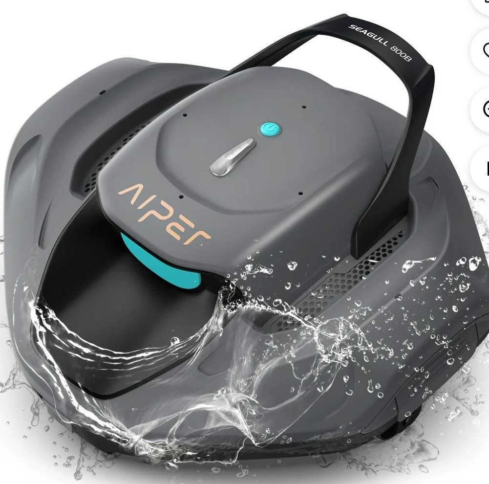 Aiper SG800B Cordless Robotic Automatic Pool Cleaner, Pool Vacuum for Above Ground Pools