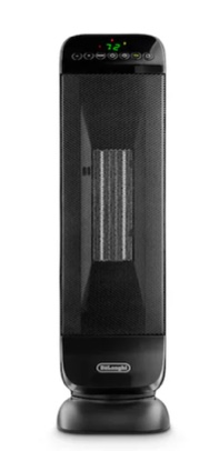 DELONGHI Up to 1500-Watt Ceramic Tower Indoor Electric Space Heater With Thermostat and Remote Included 