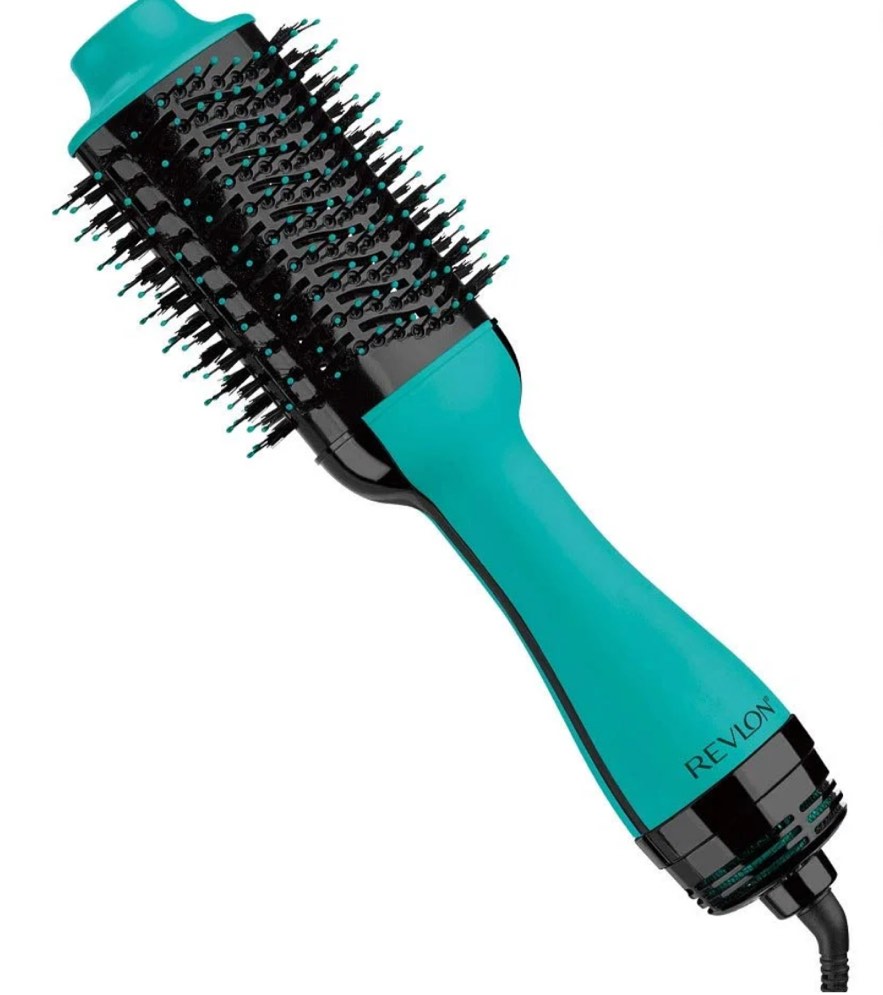 Revlon One Step Hair Dryer Volumizer Brush Professional Home Styling, Turquoise