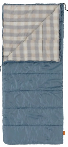 Ozark Trail 50F Flannel Lined Rectangle Adult Sleeping Bag - Blue (75" x 33")