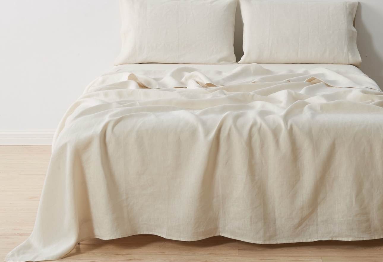 Linery & Co. 100% European Flax Linen Sheet Set