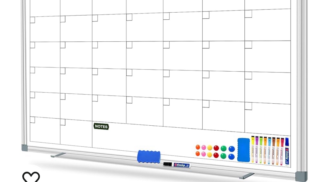 calendar whiteboard size 60 x 90