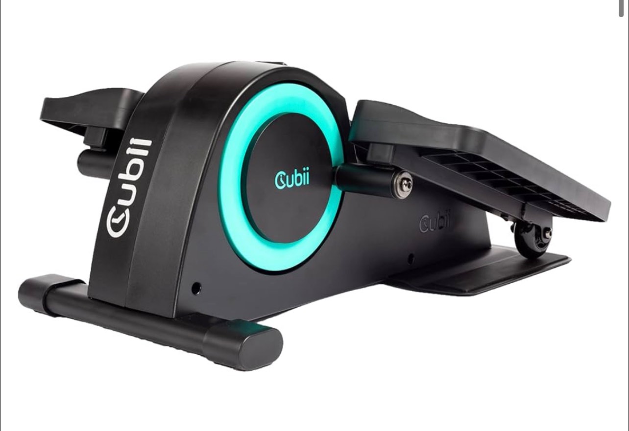 Cubii JR1, Under Desk Elliptical, Under Desk Bike Pedal Exerciser, Seated Elliptical, Work from Home Fitness, Mini Elliptical Machines for Home Use, Cubii Exerciser for Seniors, Desk Exercise