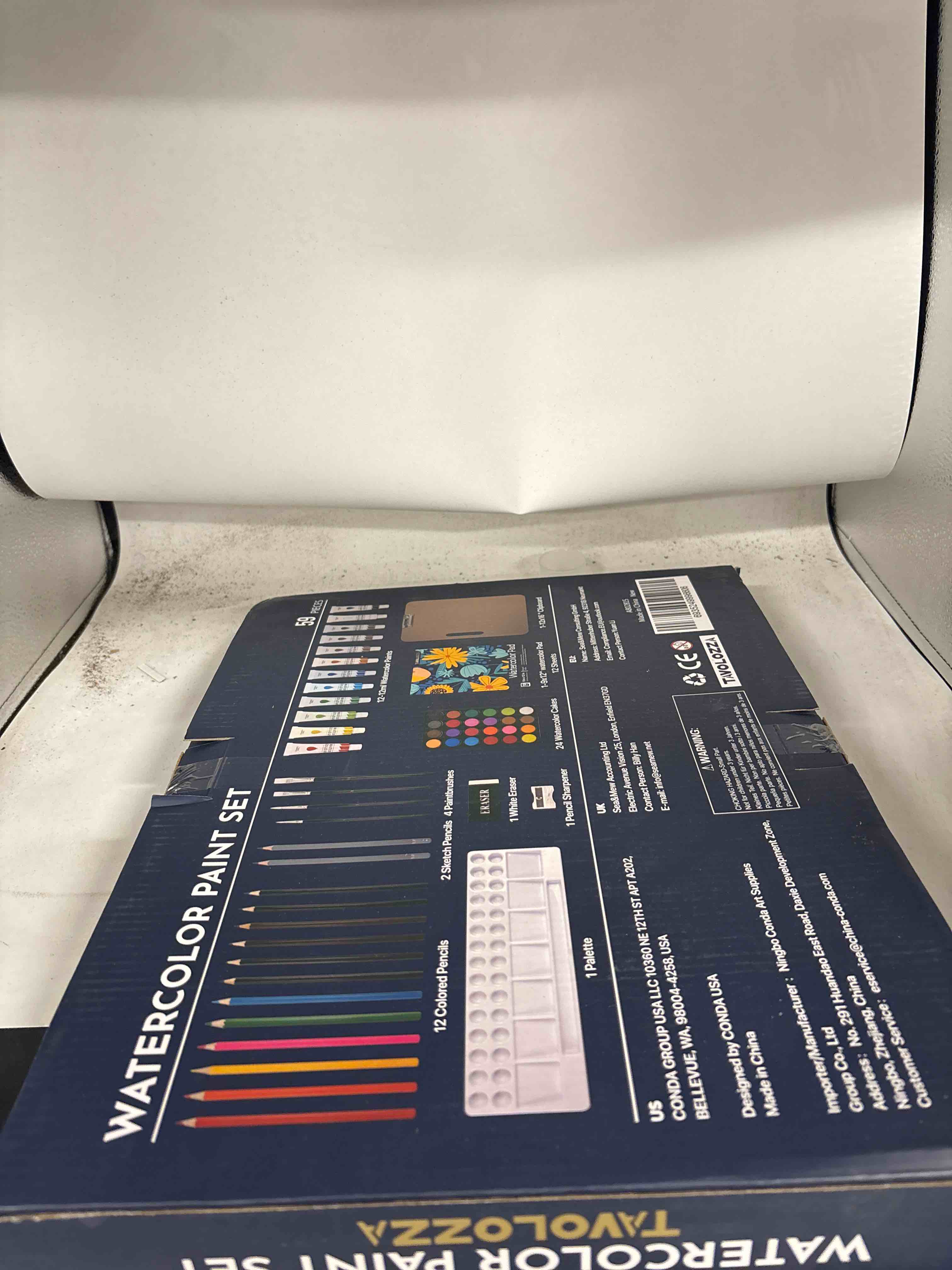 59pcs Watercolor Paint Set for Adults Beginner Artists Kids, Art Painting Supplies Kit with 12 Watercolor Paints 24 Color Watercolor Cakes Painting Pad Paintbrushes and More