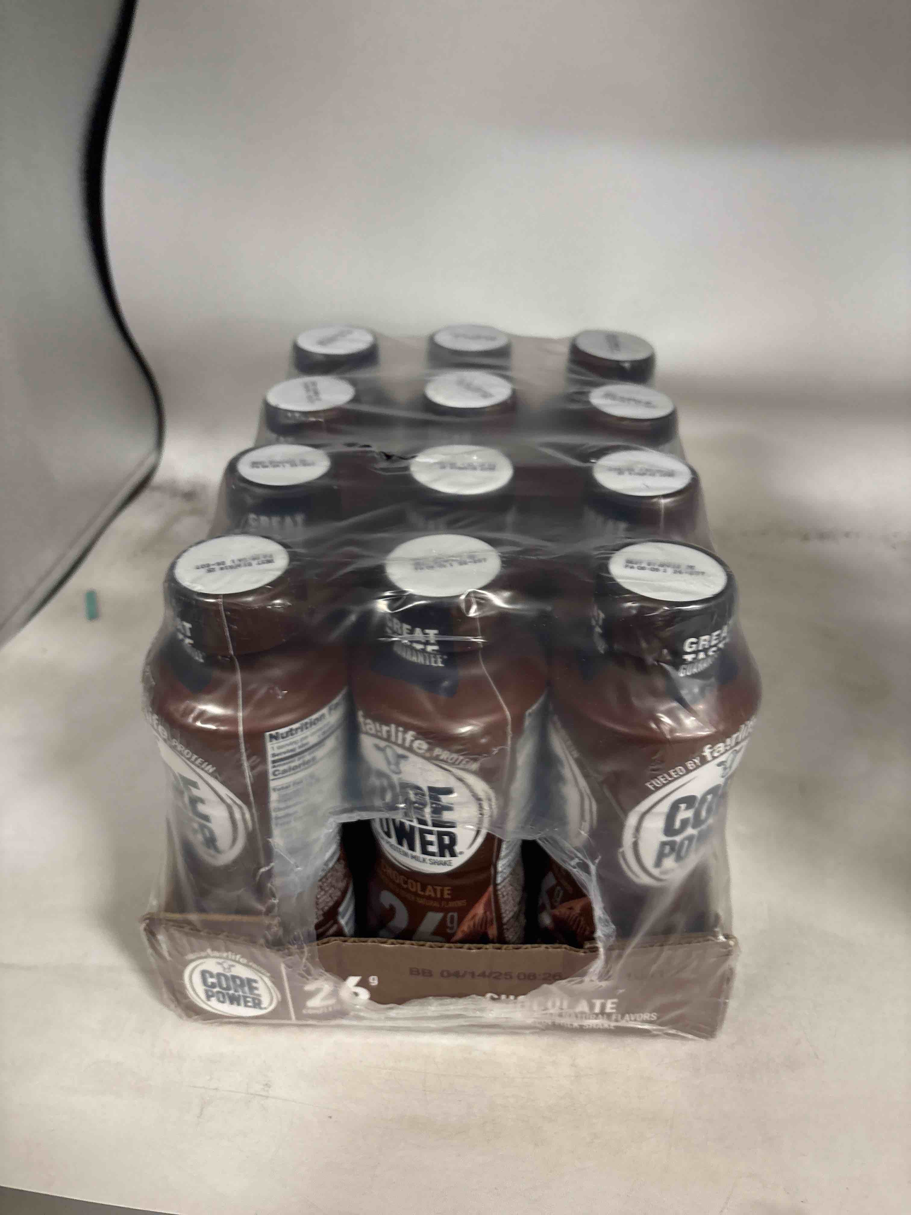 Core Power Protein Shake with 26g Protein by fairlife Milk Chocolate 14 fl oz 12 Count