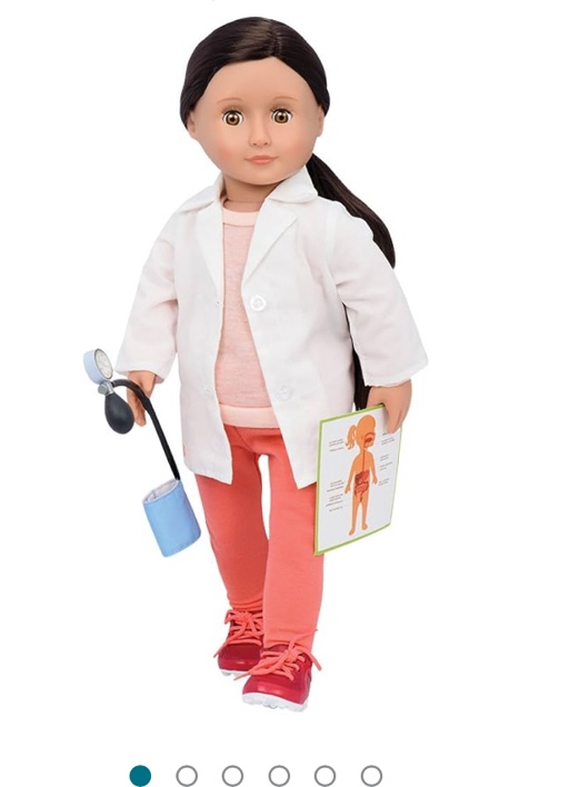 Our Generation By Battat Nicola 18Inch Deluxe Posable Doctor  Fashion Doll For Ages 3 Years & Up