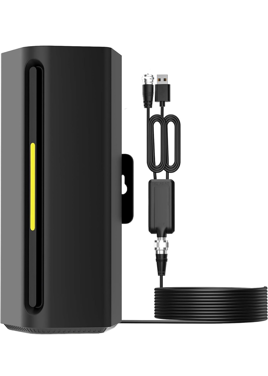 2023 Digital TV Antenna, Smart TV Indoor HD TV Antenna 680+ Miles Range Support 8K 4K 1080P,Indoor Smart Best Powerful Amplifier Signal Booster,HDTV Channels with Longer Coax HDTV Cable