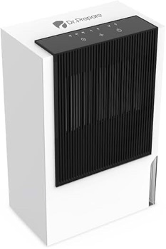 Dr. Prepare Dehumidifier for Home, 101 oz (3L)/24H Dehumidifier with Drain Hose, 2 Working Modes with Timer, Ultra Quiet Dehumidifier, Auto Shut Off, Portable for Bathroom, Basement, RV, Office, Boat