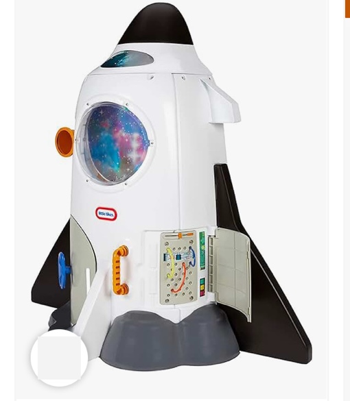 Little Tikes Adventure Rocket Realistic Space Astronaut Pretend Role Play for Kids, Boys, Girls, 2-6 Years Old