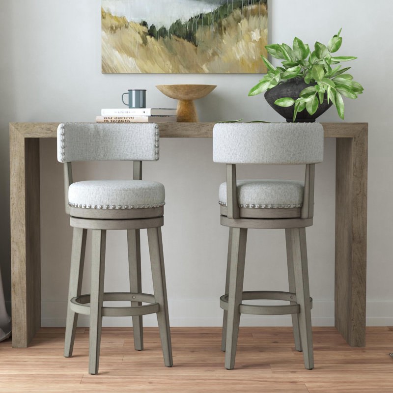 Wendover Swivel Upholstered Counter Stool