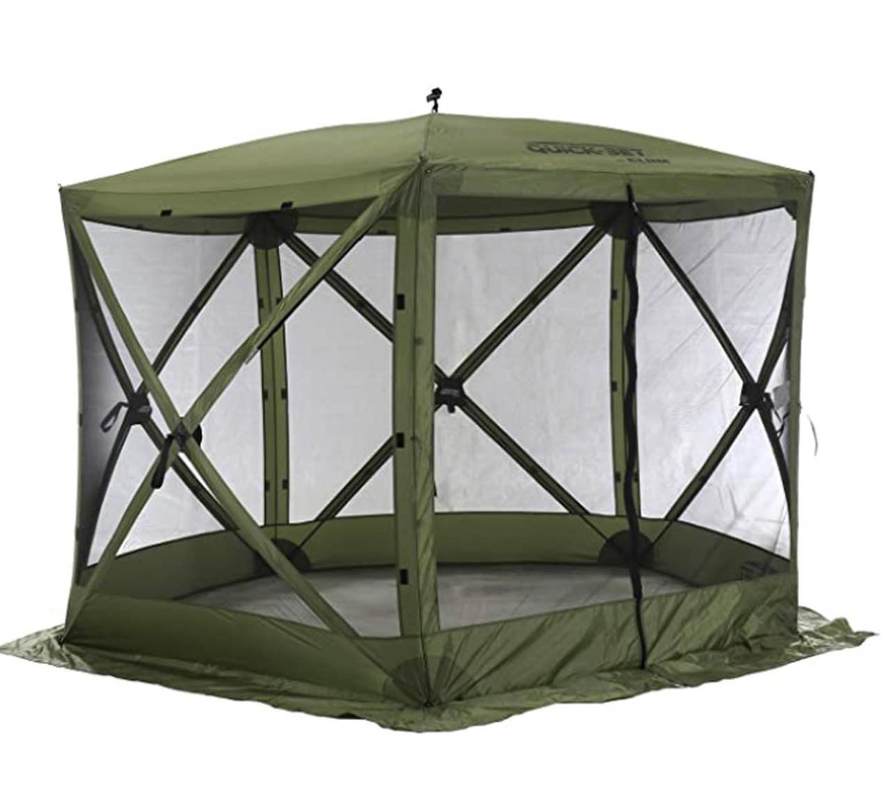 CLAM QUICK SET VENTURE SCREEN SHELTER - GREEN / BLACK (2025)