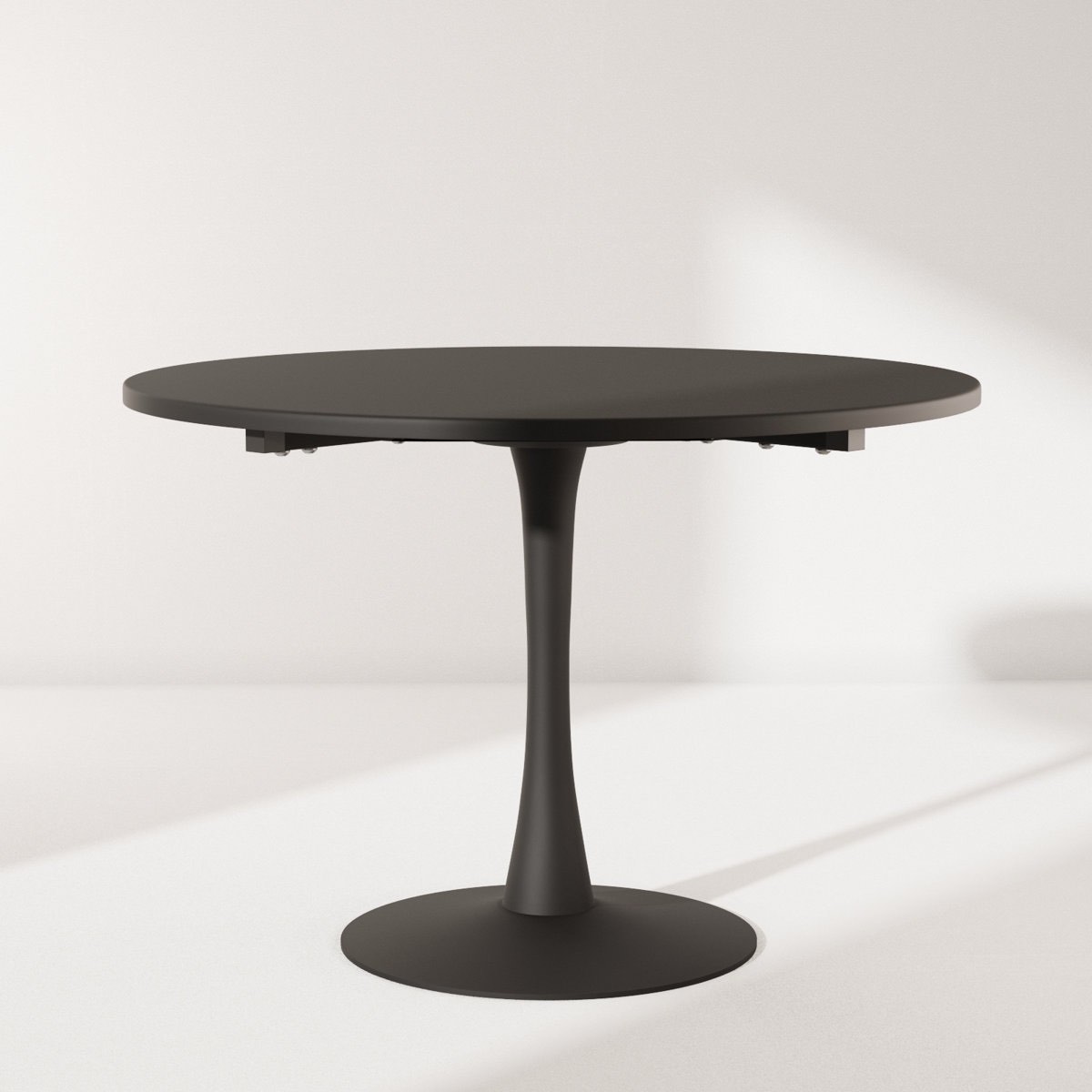 40" Round Pedestal Tapered Dining Table, Tulip Table