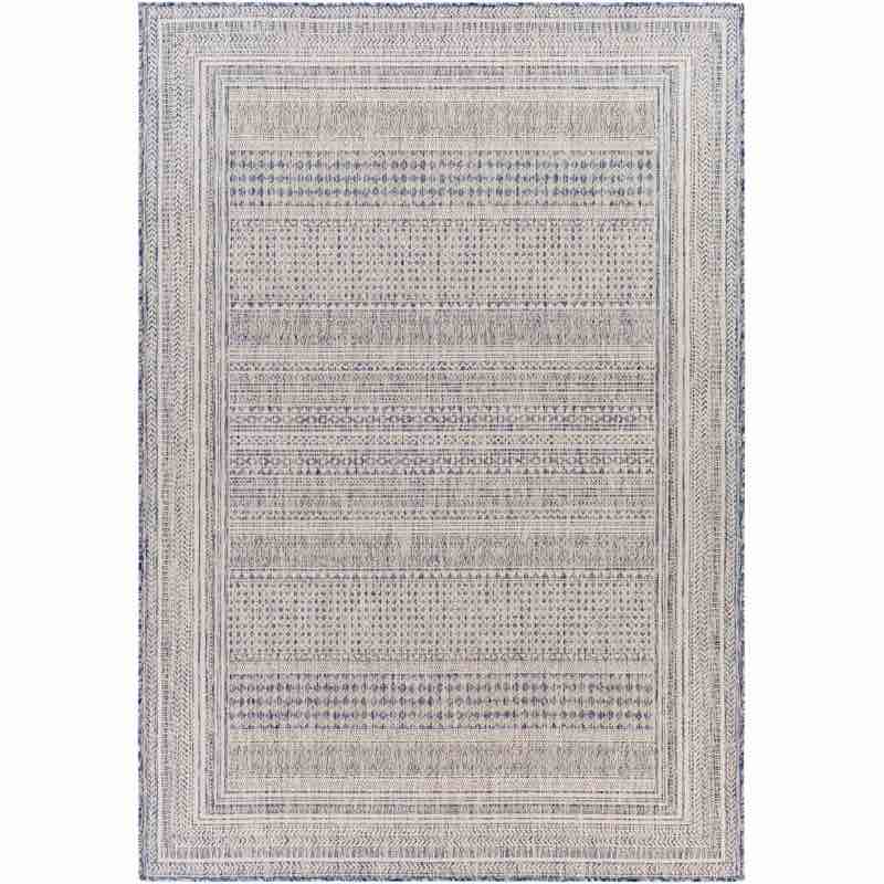Ilenne Oriental Area Rug in Blue
