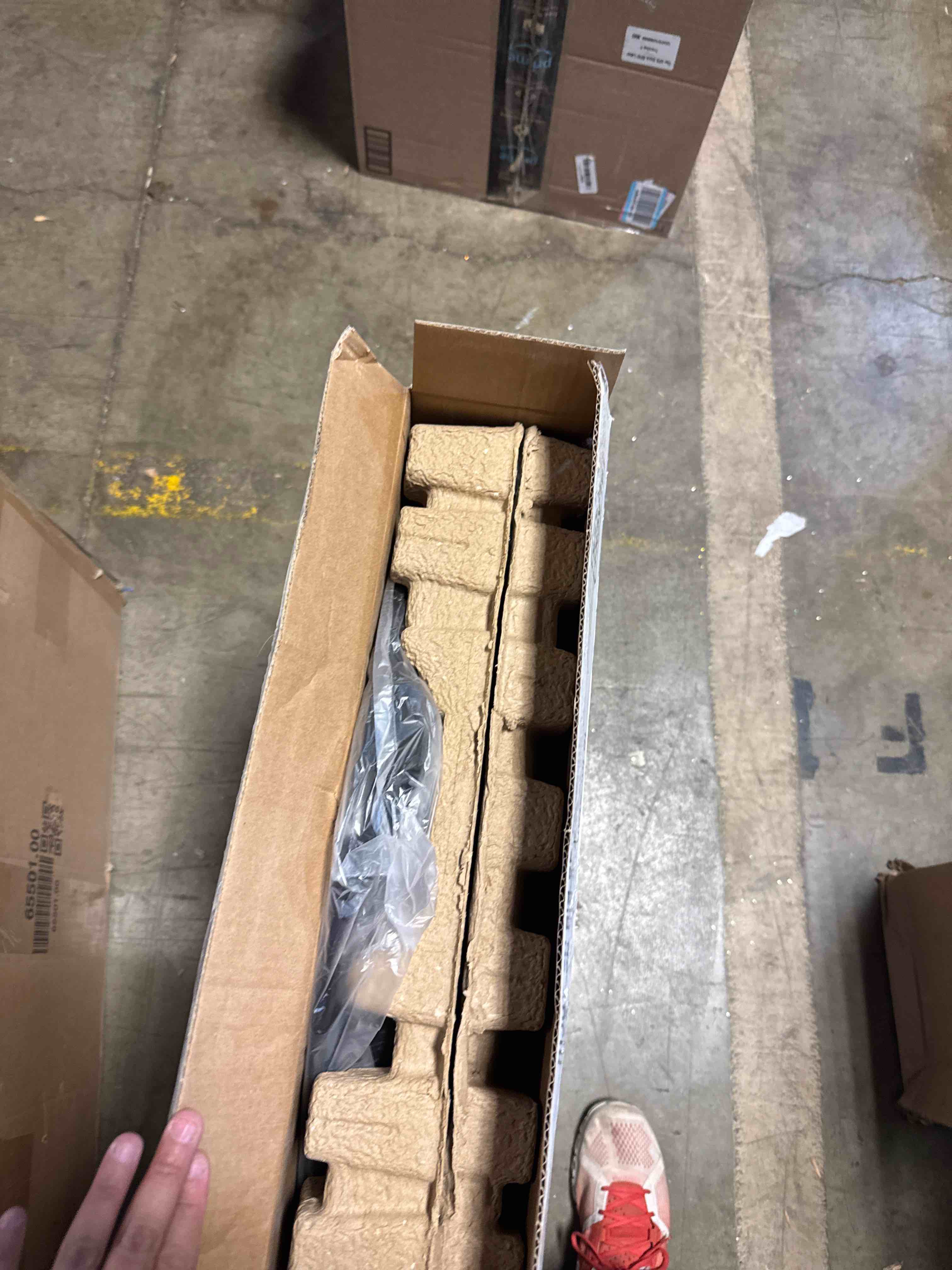 Condition photo showing New/Like New for BLACK+DECKER 18-Inch Stand Fan with Pedestal Base, Height Adjustable Pedestal Fan with Remote and Touch Control Panel, Free Standing Fan with 90-Degree Oscillating and 3-Speed Settings, Black Black 18"