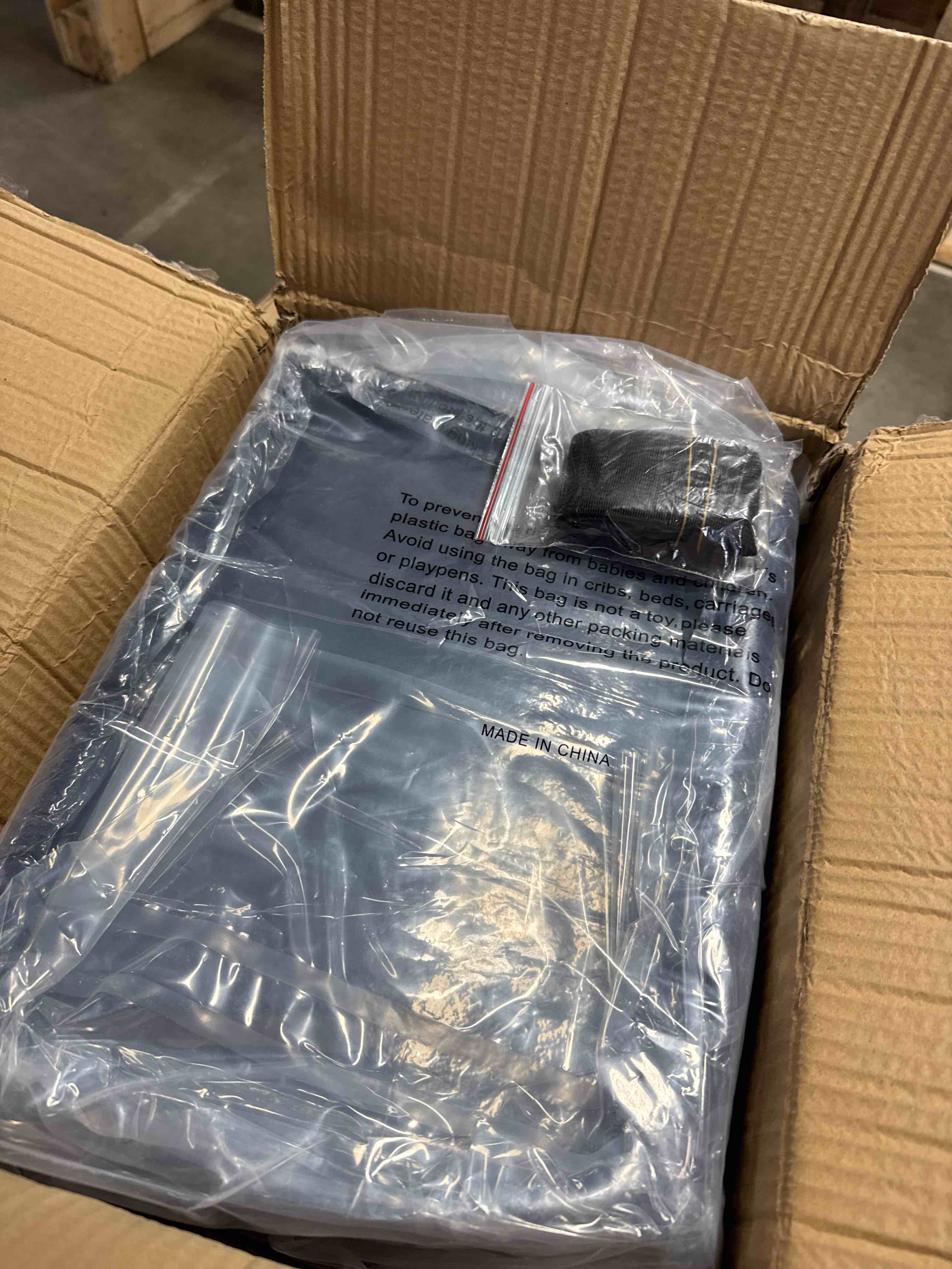 Condition photo showing New/Like New for Syrinx Japanese Floor Futon Mattress, Foldable Tatami Sleeping Pad for Adults & Kids, Roll-Up Floor Bed or Bench Cushion with Anti-Slip Strap & Water-Resistant Design 03 - Navy 76" × 80"(King)