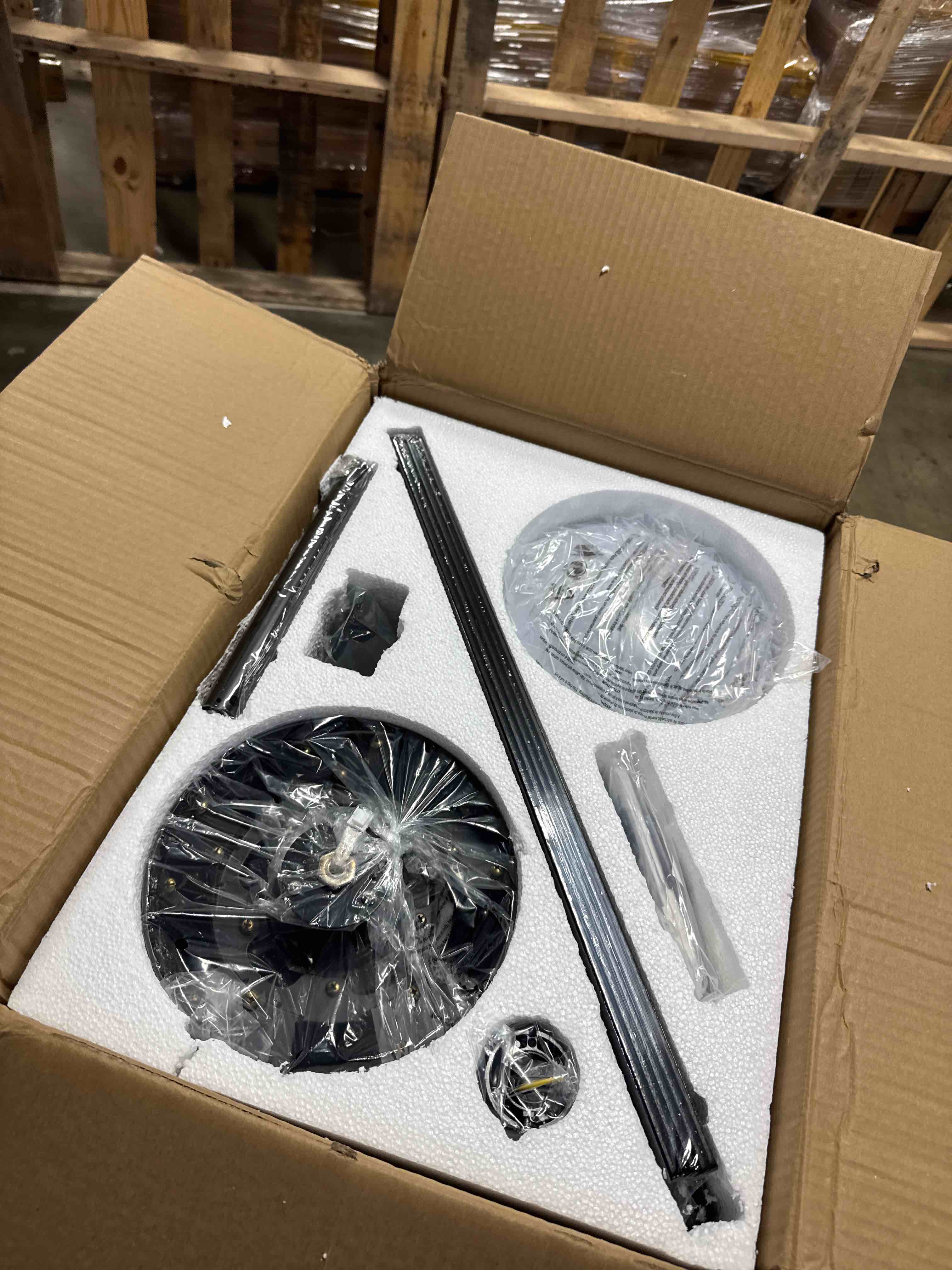 Condition photo showing New/Like New for 52" Ceiling Fans with Lights, Ceiling Fan Black with Remote Control 52 Inch Ceiling Fan Flush Mount with Dimmable LED for Outdoor/Indoor Bedroom