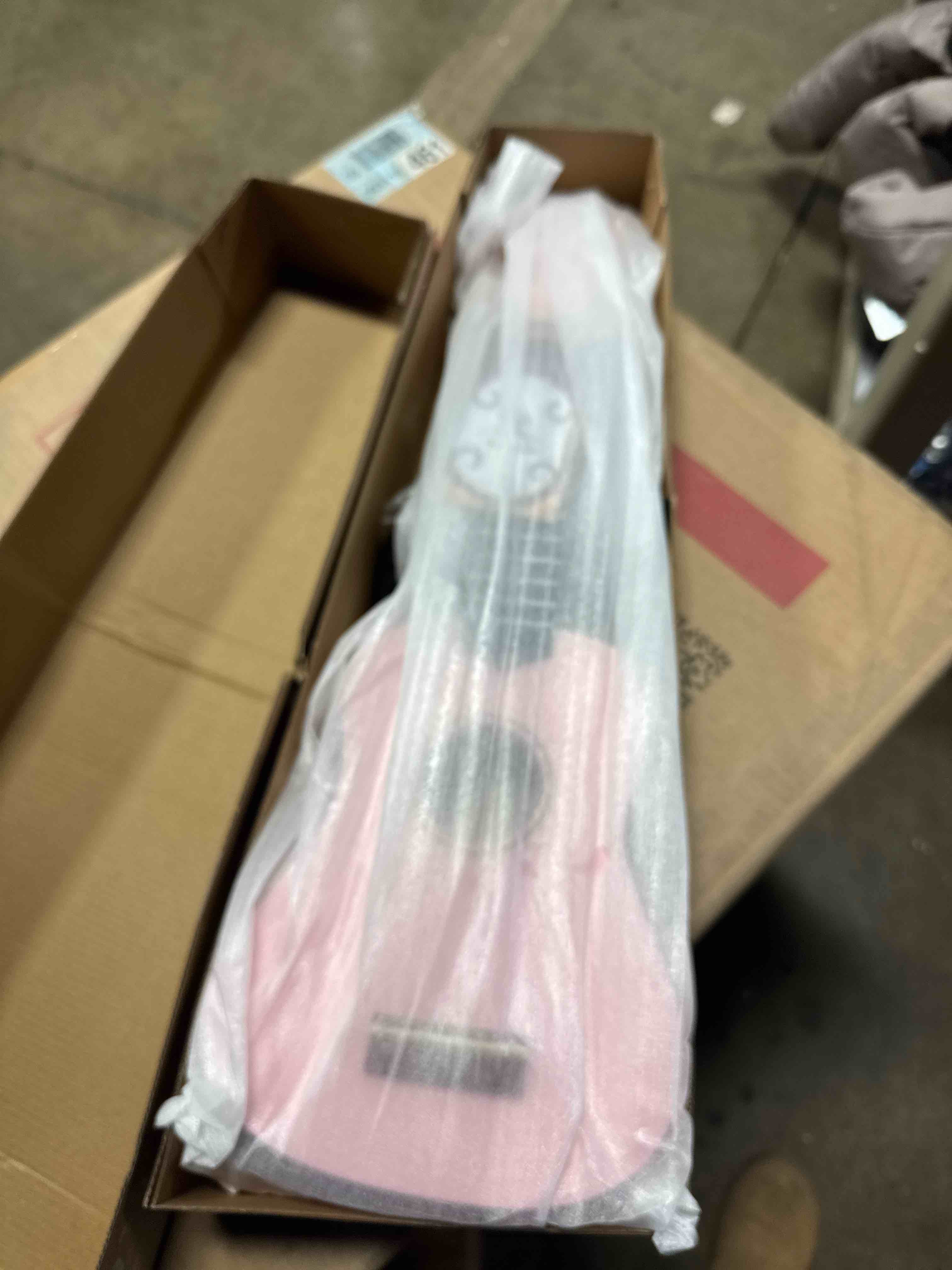 Condition photo showing New/Like New for Donner Soprano Ukulele for Beginners 21 Inch Ukelele Starter Bundle Kit with Free Online Lessons Bag Strap String Tuner Picks Cloth Ukalalee Yukalalee (Pink)