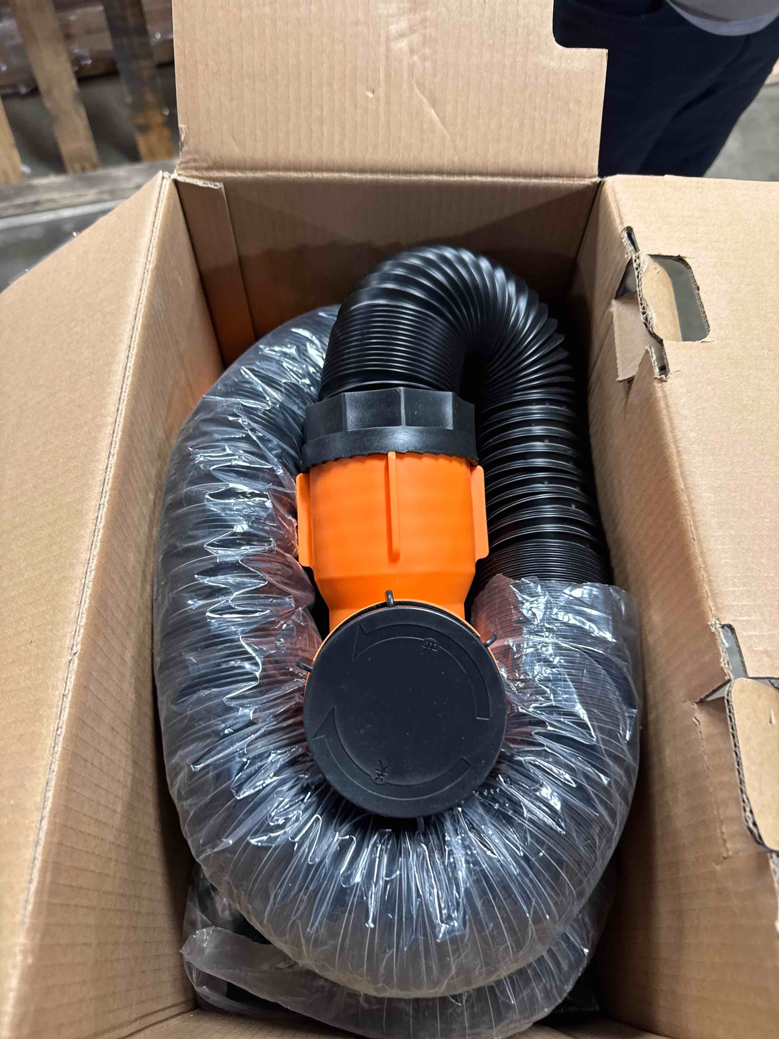 Condition photo showing New/Like New for 15FT Sewer Hose with Heated Sleeve Avoid Freezing at -20°F, Electrical Heated Sleeve of Rv Sewer Hose for Rv/Camper/Rv Accessories in Winter