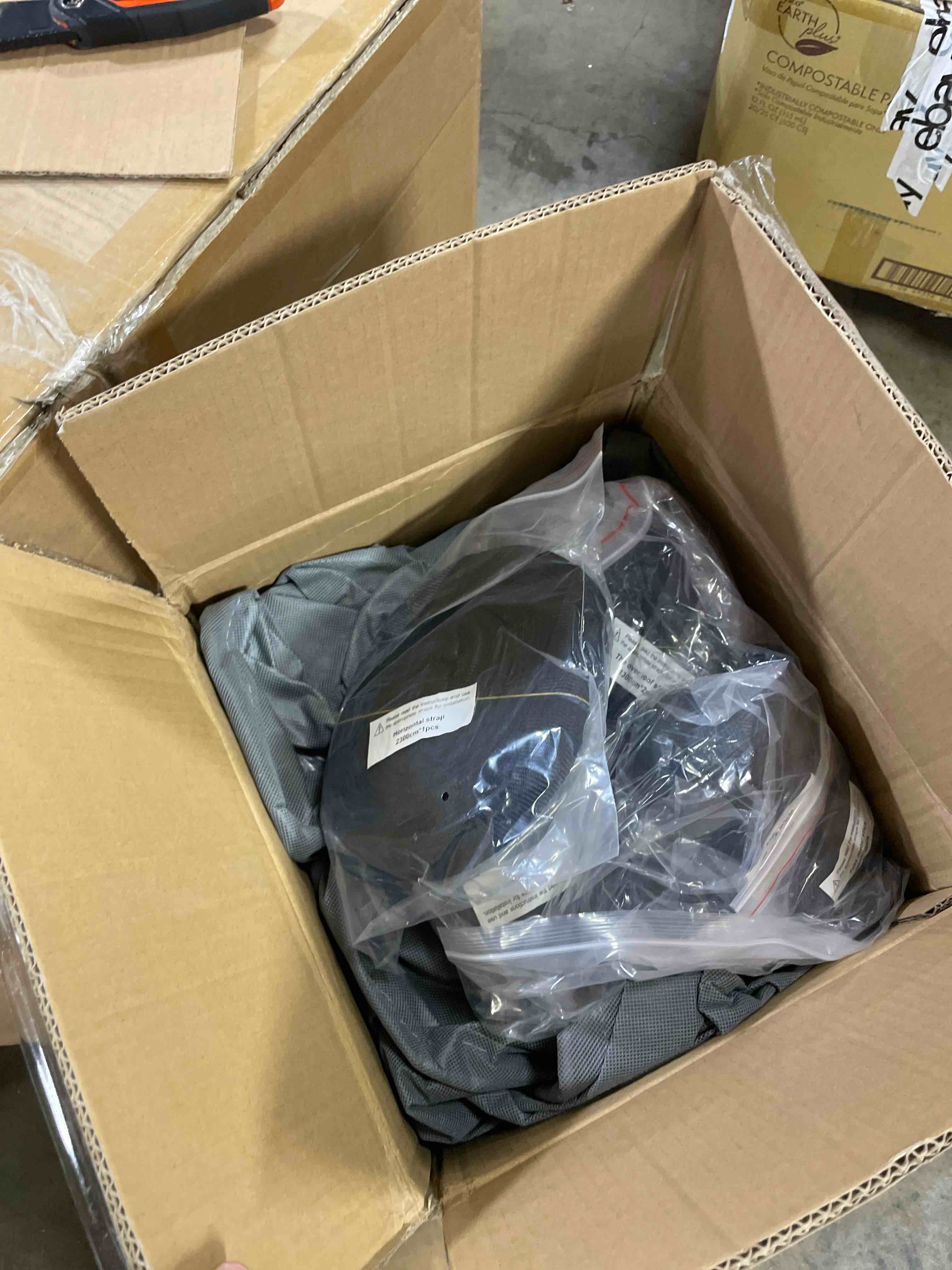 Condition photo showing New/Like New for RVMasking Travel Trailer RV Cover 22-24ft, 7 Layers Extra-Thick Camper Cover Waterproof Windproof for Toy Hauler with 4 Tire Covers & Tongue Jack Cover & Propane Tank Cover, Dark Gray