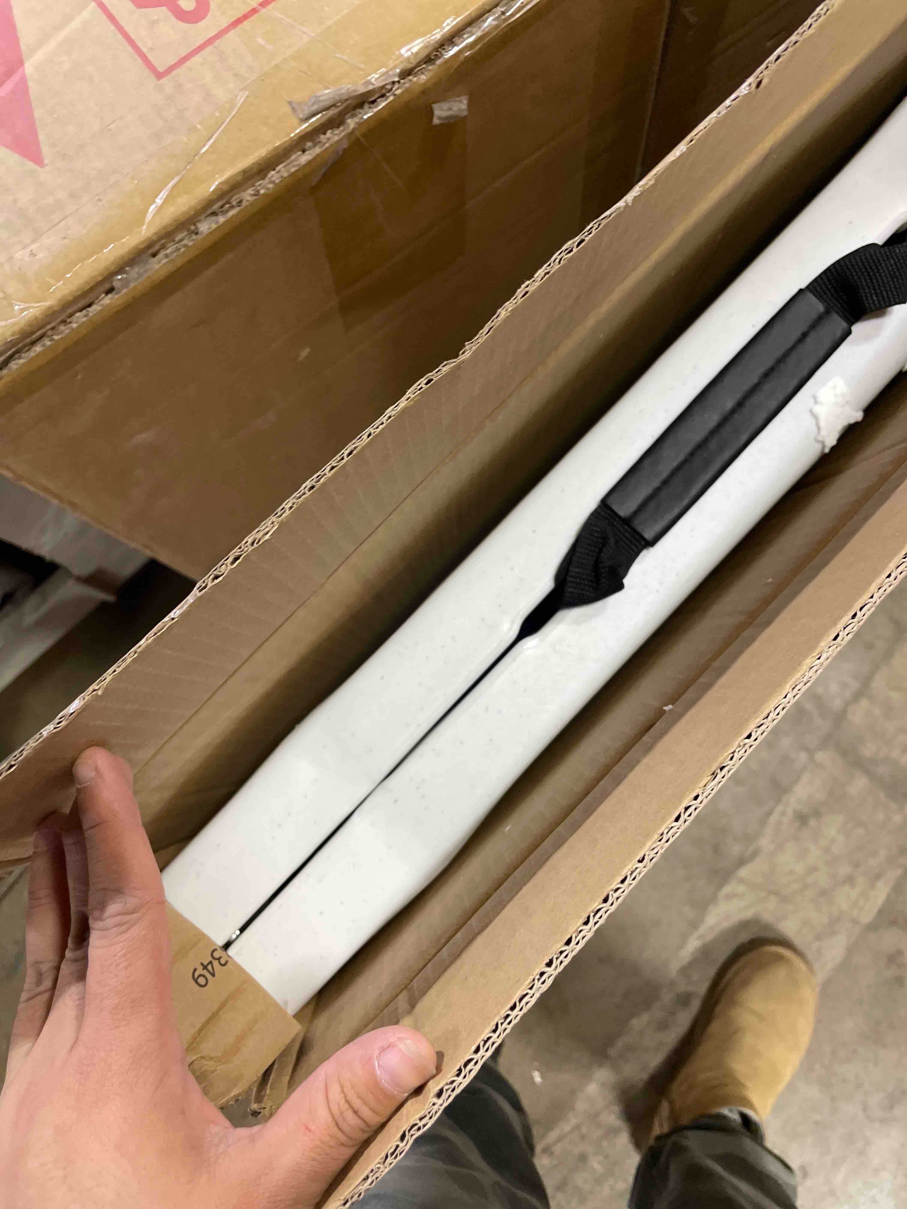 Condition photo showing Good Condition for LIFETIME Fold-in-Half Adjustable Folding Table, 4 Foot Casual