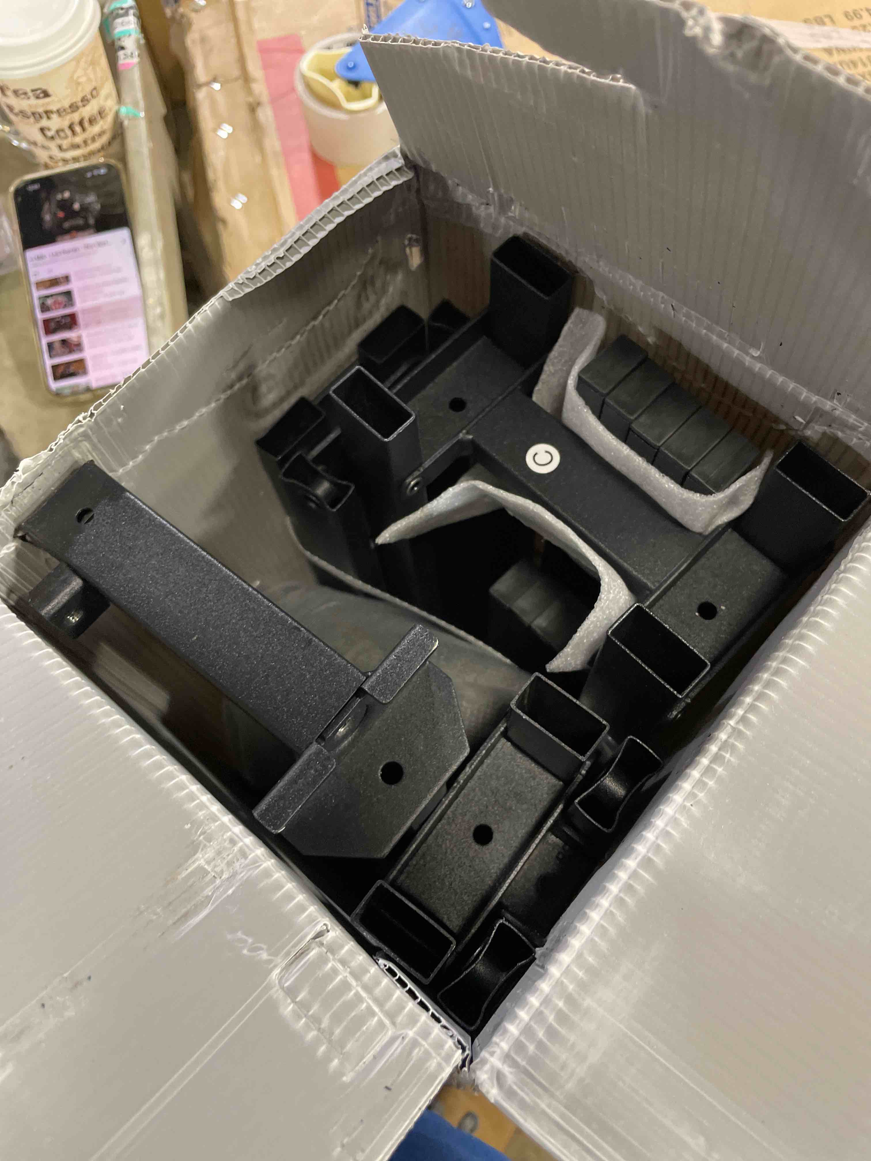 Condition photo showing New/Like New for Box Springs 5 Inch Queen Box Spring Only Bed Base, Mattress Foundation, Easy Clean Fabric Cover, Non-Slip, No Noise, Easy Assembly Queen 5 Inch Black